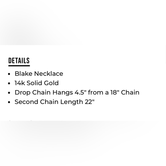 Lana Blake necklace in 14k gold. Current retail $1,300+ with original packaging - Picture 10 of 12